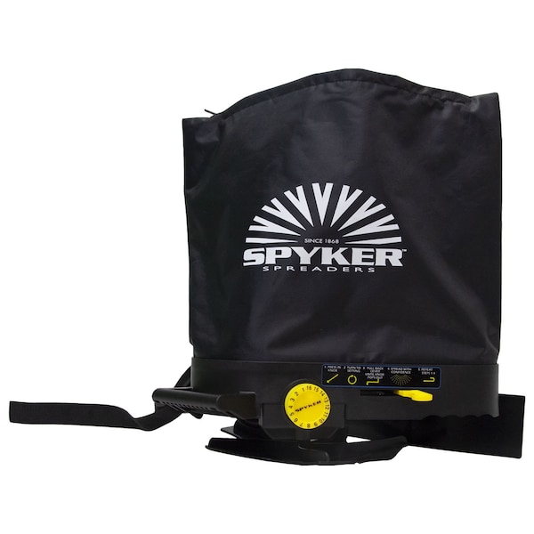 Spyker Spreaders 25 lbs Cap Broadcast Spreader, 8.6 in Spread, Ergonomic Grip Handle BCS25 - main
